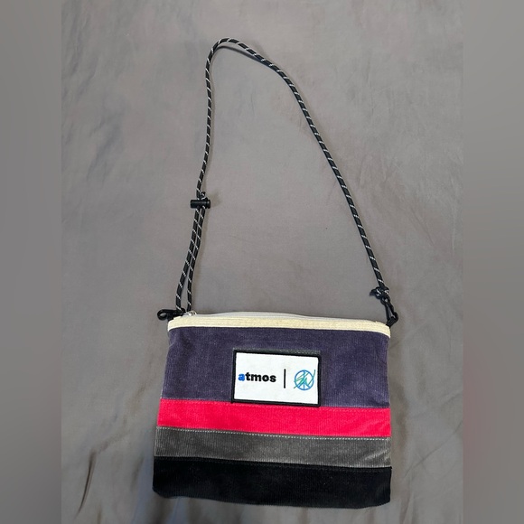 ATMOS X SEAN WOTHERSPOON MINI CORDUROY SHOULDER BAG